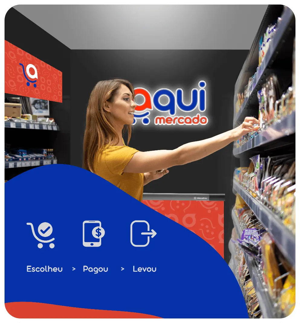 Cliente da AquiMercado escolhe um produto
